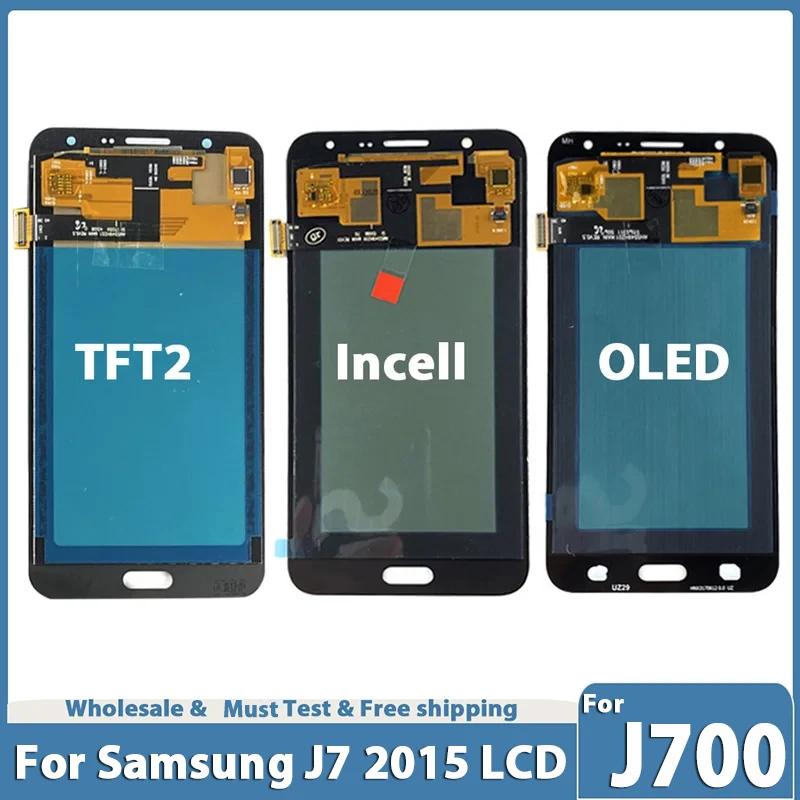 ȥ  5.5 ġ LCD, Ｚ J7 2015 J700 LCD ÷, J700F 700M J700M DS ũ Ÿ ġ ü ǰ